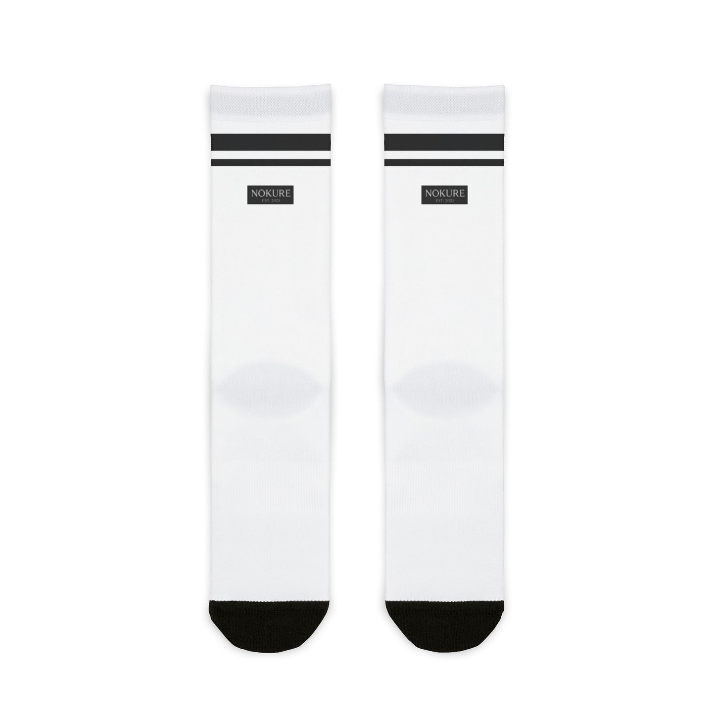 NOKURE Sublimation Unisex Crew Socks | Sporty Style, Gift for Athletes, Casual Wear, Fashion Statement, Everyday Comfort